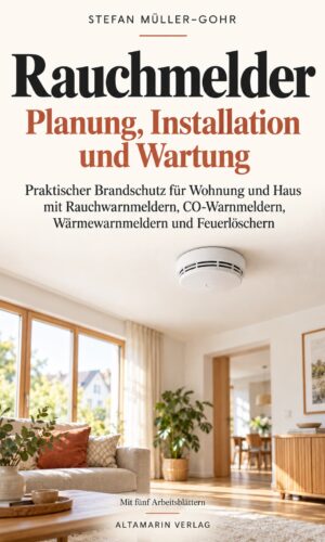 Buchcover Rauchmelder – Planung, Installation und Wartung von Stefan Müller-Gohr, Altamarin Verlag.